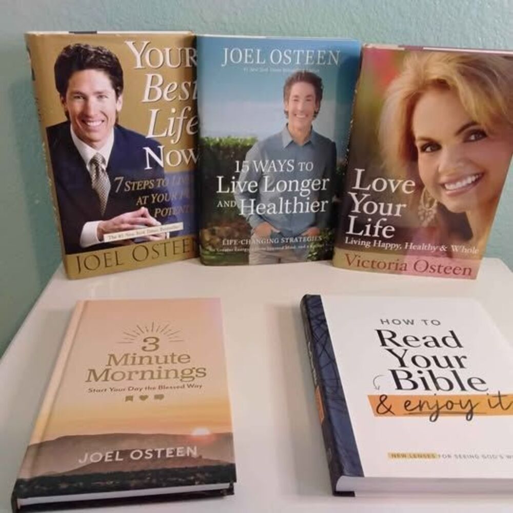 Joel And Victoria Olseen book lot of 5